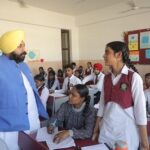 Harjot Singh Bains interacts with Students of School of Eminence, Mohali