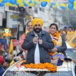 Chief Minister Bhagwant Mann Holds Roadshows in Shakur Basti, Tri Nagar, and Mangolpuri, Urges People to Vote for AAP