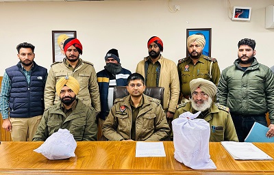 पंजाब पुलिस ने सरहद पार से नशे की तस्करी के नेटवर्क का किया पर्दाफाश; 5 किलो हेरोइन समेत मुख्य सरगना गिरफ्तार